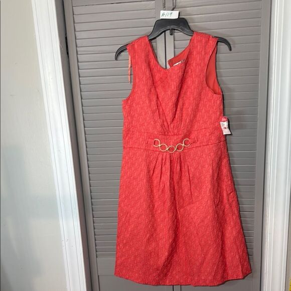 Sandra Darren Pink Embellished Sleeveless Mini Dress - Picture 1 of 14